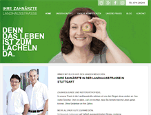 Tablet Screenshot of landhausstrasse.com